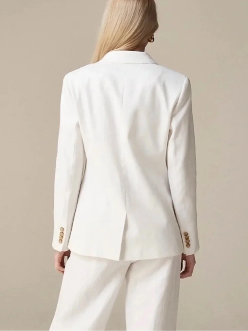 NWT J. Crew White Helena Blazer, Size 0